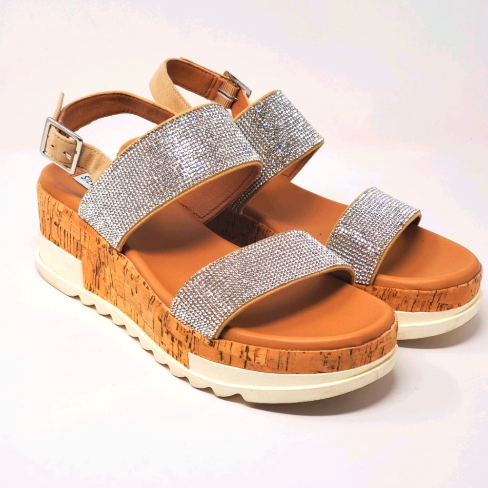 Steve Madden Brenda Rhinestone Slingbacks